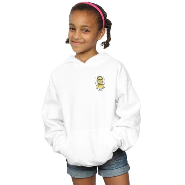 Star Wars Girls C-3PO I´m A Rebel Chest Print Hoodie
