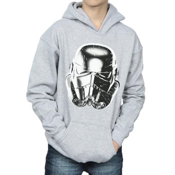 Star Wars Pojkar Stormtrooper Warp Speed Hjälm Hoodie