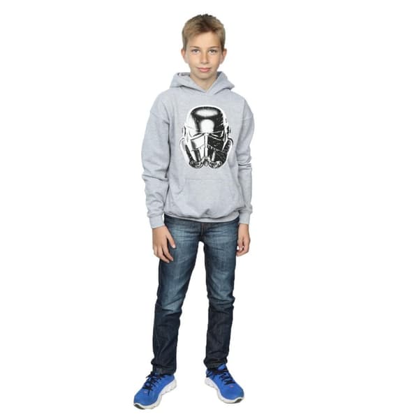 Star Wars Pojkar Stormtrooper Warp Speed Hjälm Hoodie
