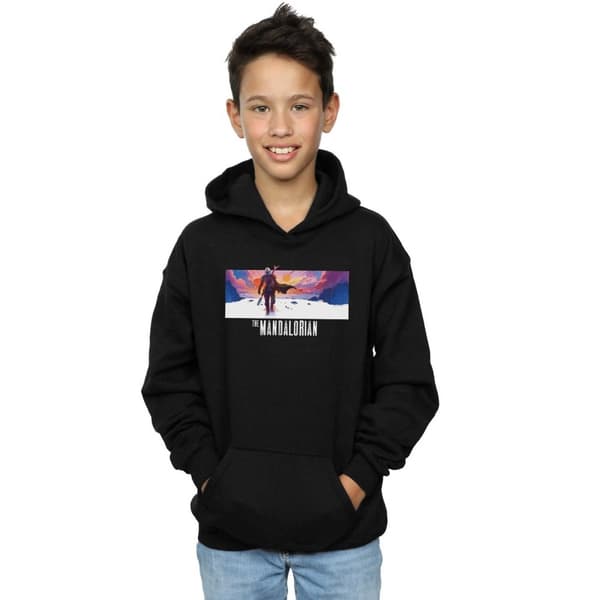 Star Wars Boys The Mandalorian Landscape Hoodie