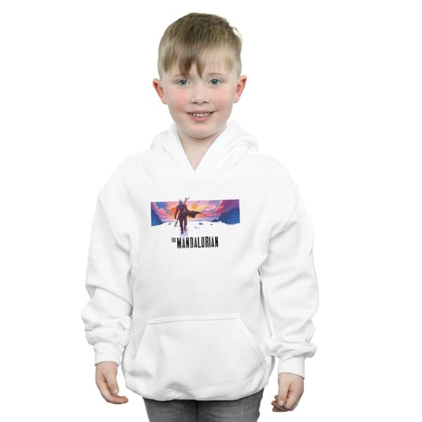 Star Wars Boys The Mandalorian Landscape Hoodie