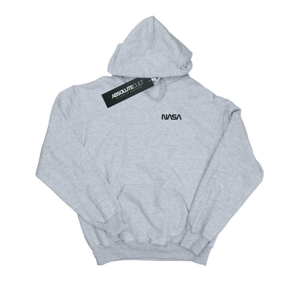 NASA Womens/Ladies Modern Logo Chest Hoodie