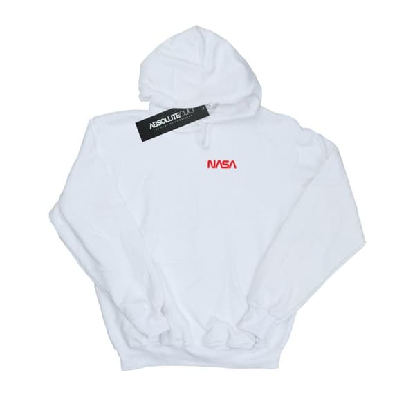 NASA Womens/Ladies Modern Logo Chest Hoodie