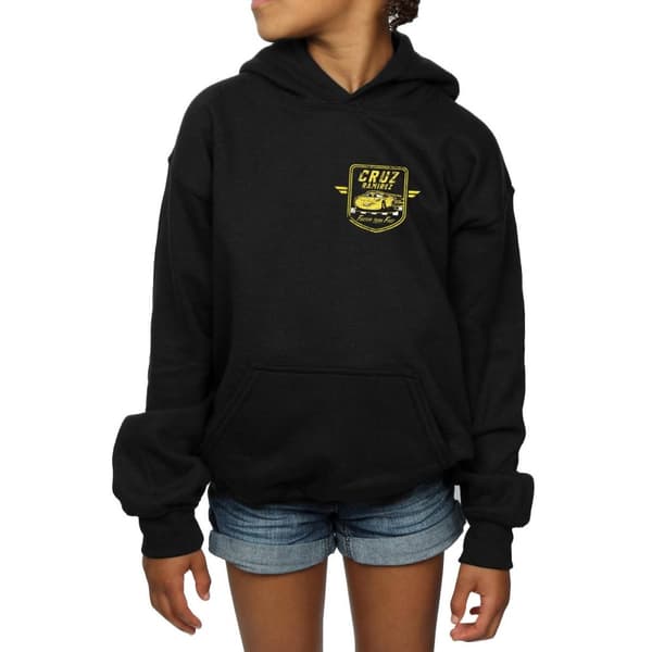 Disney Girls Cars Cruz Ramirez Faux Pocket Logo Hoodie