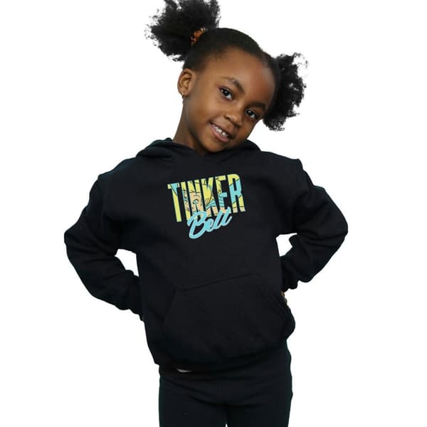 Disney Tinker Bell Wording Infill Hoodie för flickor