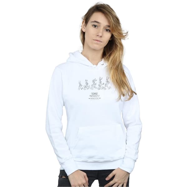 Looney Tunes Kvinnor/Damer Bugs Bunny Evolution Hoodie