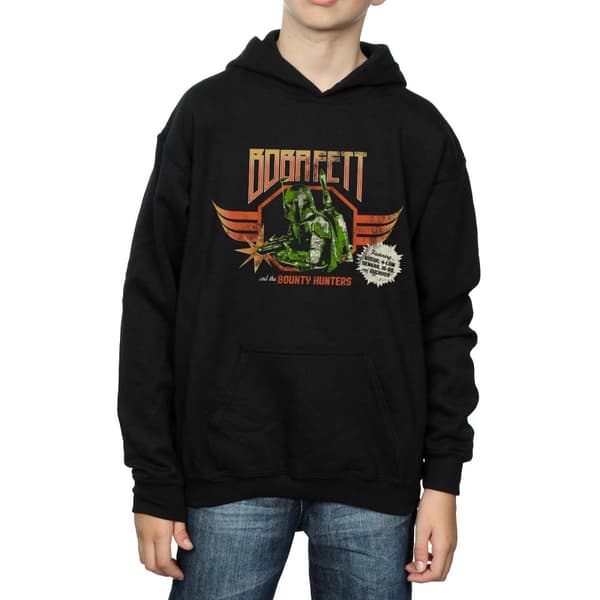 Star Wars Boys Boba Fett Rock Poster Hoodie