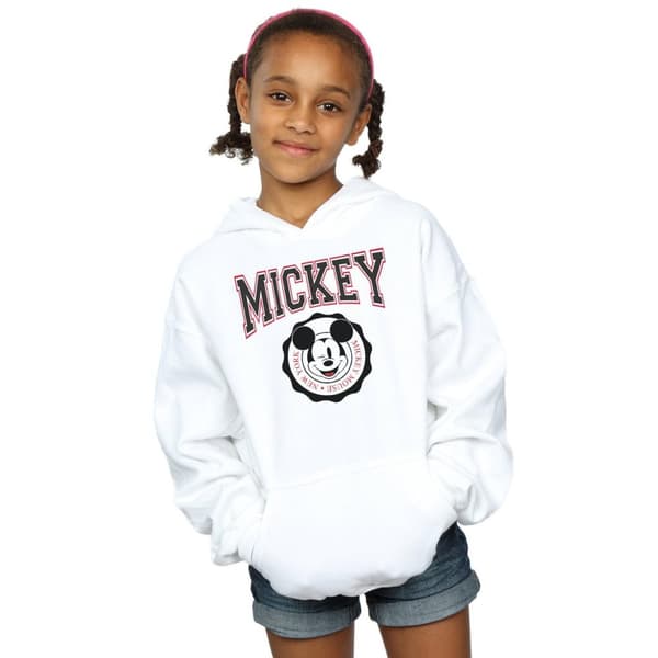 Disney Girls Mickey Mouse New York Seal Hoodie