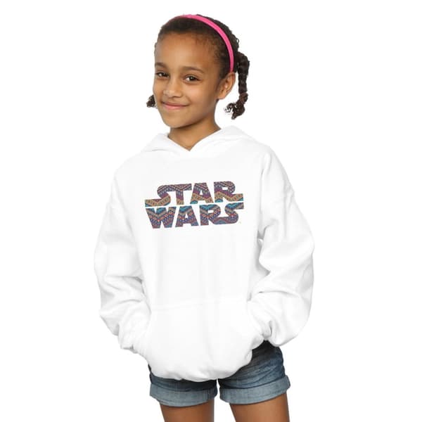 Star Wars Girls Colour Aztec Logo Hoodie