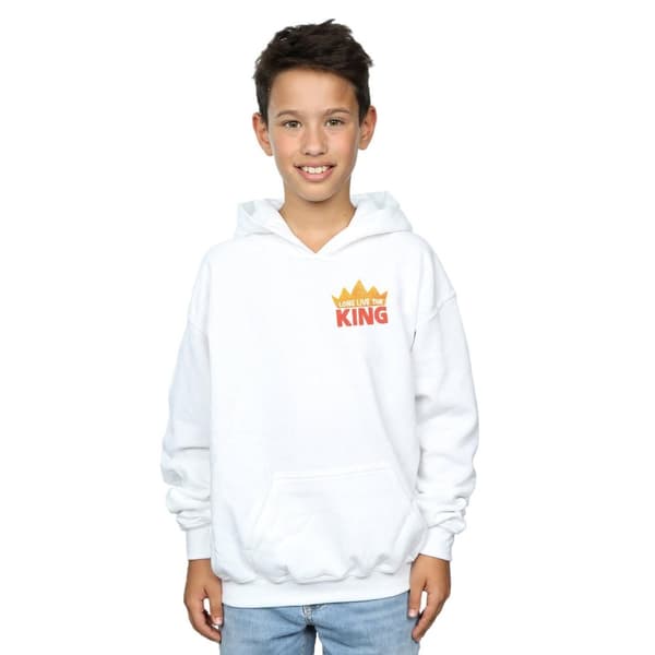 Disney Pojkar Lejonkungen Film Långt liv Brösttryck Hoodie