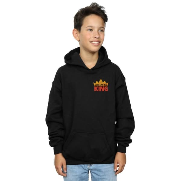 Disney Pojkar Lejonkungen Film Långt liv Brösttryck Hoodie