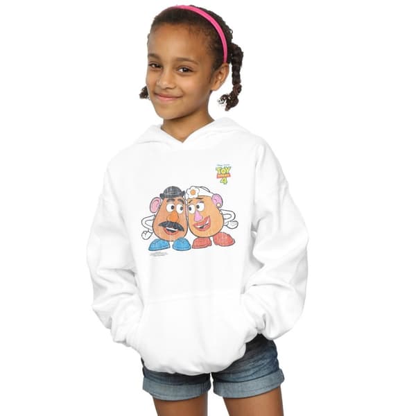 Disney Girls Toy Story 4 Mr And Mrs Potato Head Hoodie