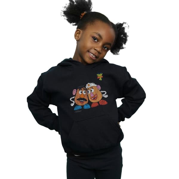 Disney Girls Toy Story 4 Mr And Mrs Potato Head Hoodie