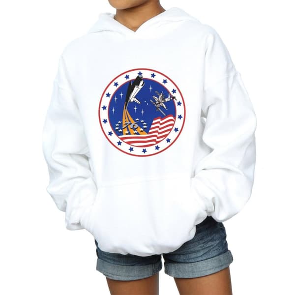 NASA Girls Classic Rocket 76 Hoodie