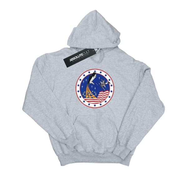 NASA Klassisk Rocket 76-hoodie för flickor
