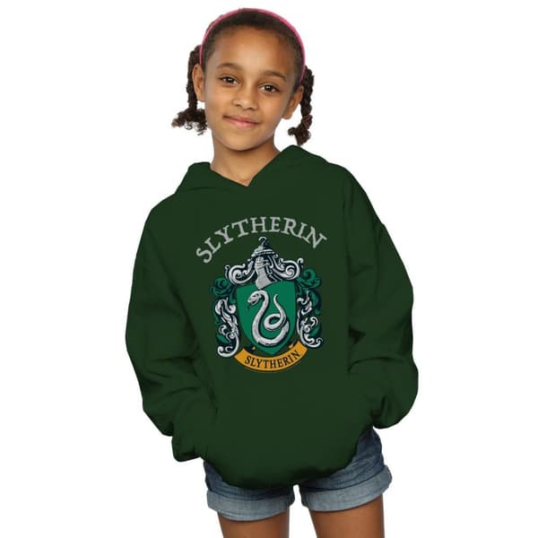 Harry Potter Girls Slytherin Crest Hoodie