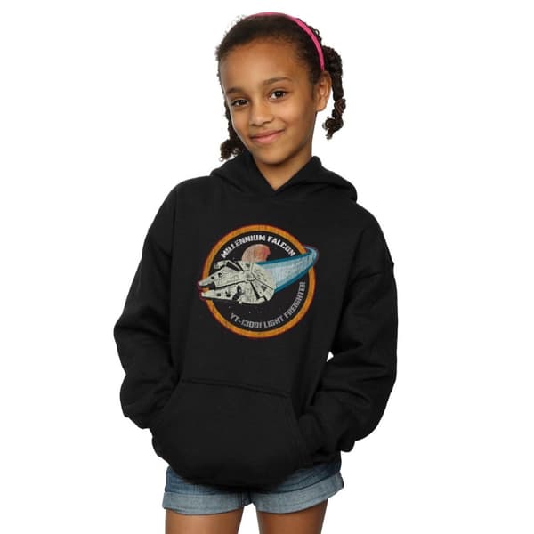 Star Wars Girls Millennium Falcon Badge Hoodie