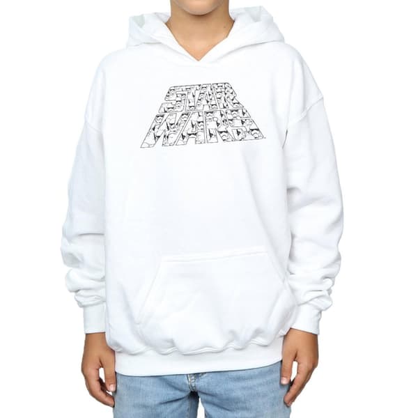 Star Wars: The Rise of Skywalker Pojkar Star Wars The Rise Of Skywalker Trooper Hoodie med fylld logotyp