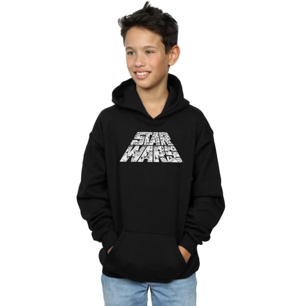 Star Wars: The Rise of Skywalker Pojkar Star Wars The Rise Of Skywalker Trooper Hoodie med fylld logotyp