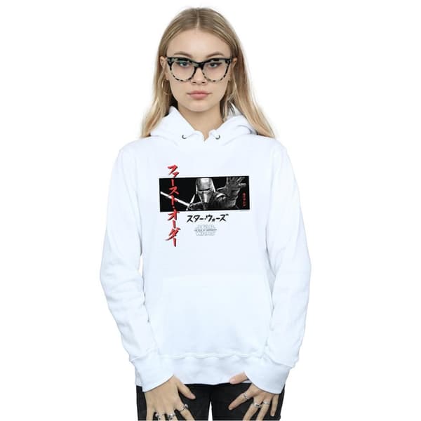 Star Wars: The Rise of Skywalker Star Wars The Rise Of Skywalker Kylo Ren Katakana Art Stripe Hoodie - dam/dam