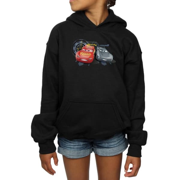 Disney Girls Cars Lightning Vs Storm Hoodie