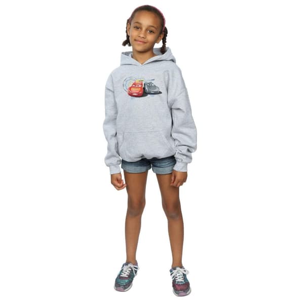 Disney Girls Cars Lightning Vs Storm Hoodie