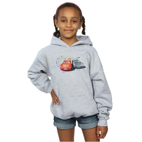 Disney Girls Cars Lightning Vs Storm Hoodie