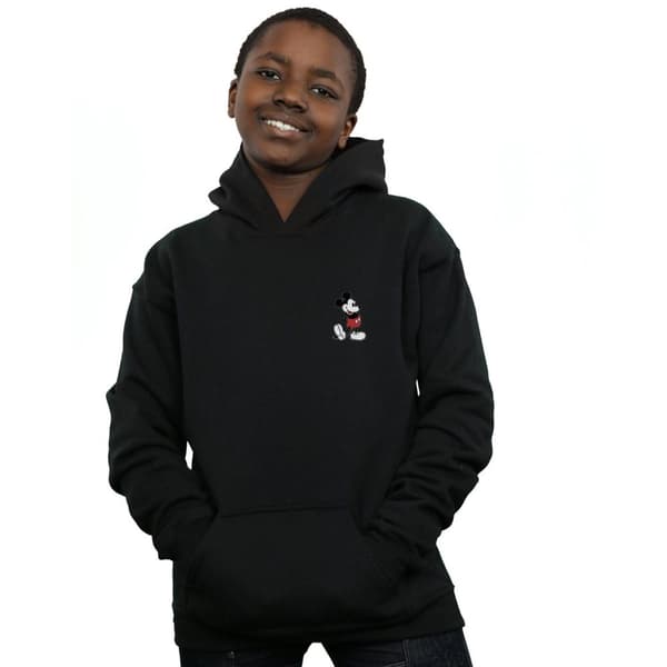 Disney Boys Mickey Mouse Kickin Retro Chest Hoodie