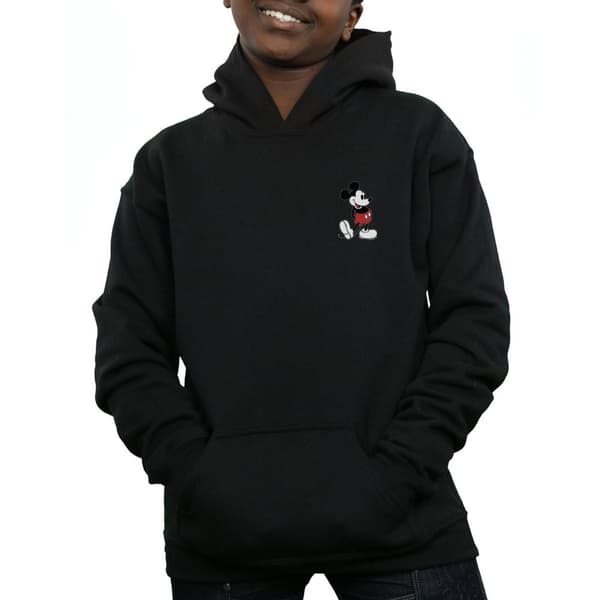 Disney Boys Mickey Mouse Kickin Retro Chest Hoodie