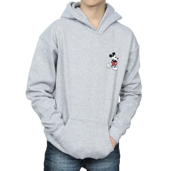 Disney Boys Mickey Mouse Kickin Retro Chest Hoodie