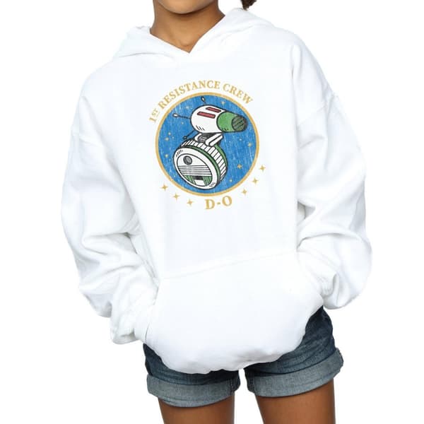 Star Wars: The Rise of Skywalker Star Wars The Rise Of Skywalker D-O First Resistance Crew Hoodie för tjejer