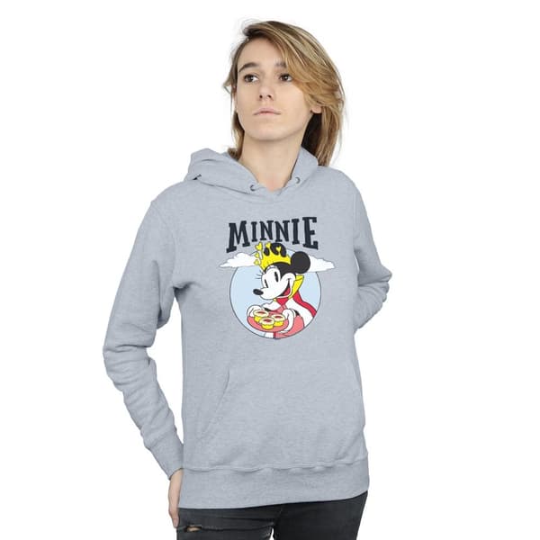Disney Minnie Mouse Queen-hoodie för damer/kvinnor