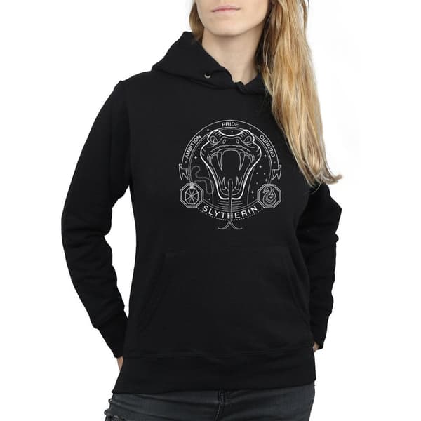 Harry Potter Slytherin Seal-hoodie för damer/kvinnor