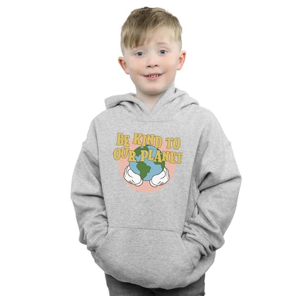 Disney Pojkar Musse Pigg Var snäll mot vår planet Hoodie