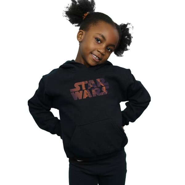 Star Wars Chewbacca-hoodie med logotyp för flickor