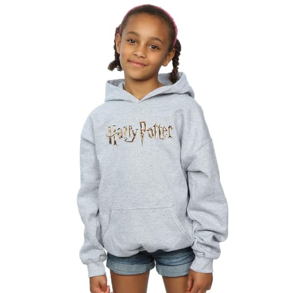 Harry Potter Huvtröja med logotyp i fullfärg för flickor