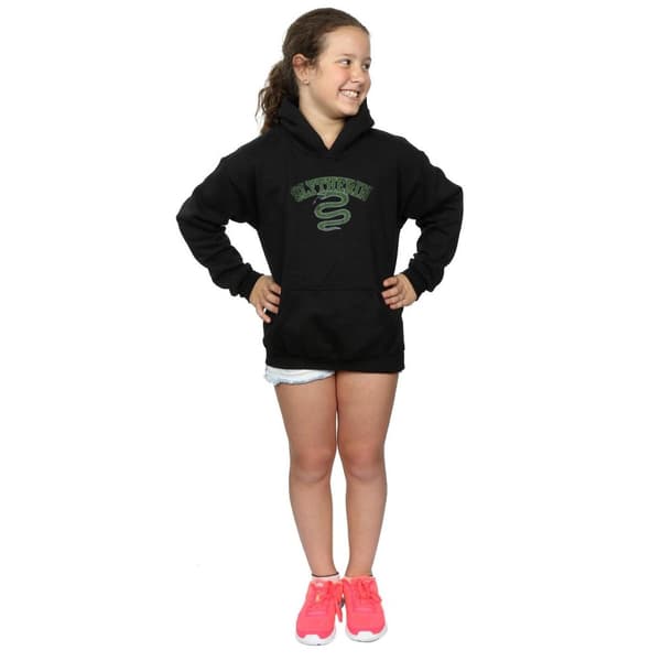 Harry Potter Girls Slytherin Sport Emblem Hoodie