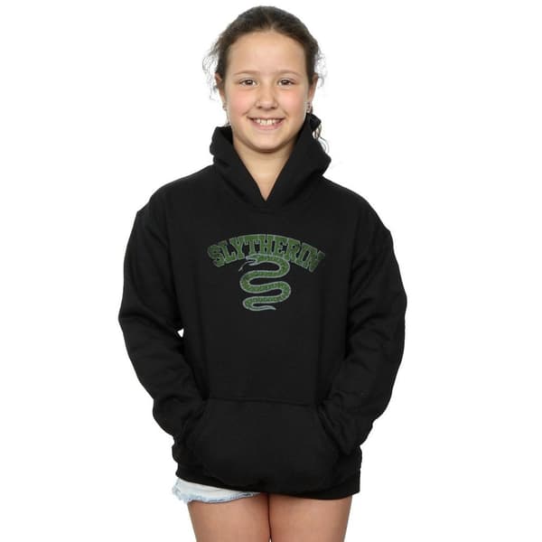 Harry Potter Girls Slytherin Sport Emblem Hoodie