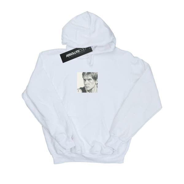 Star Wars Han Solo Drawing-hoodie för flickor