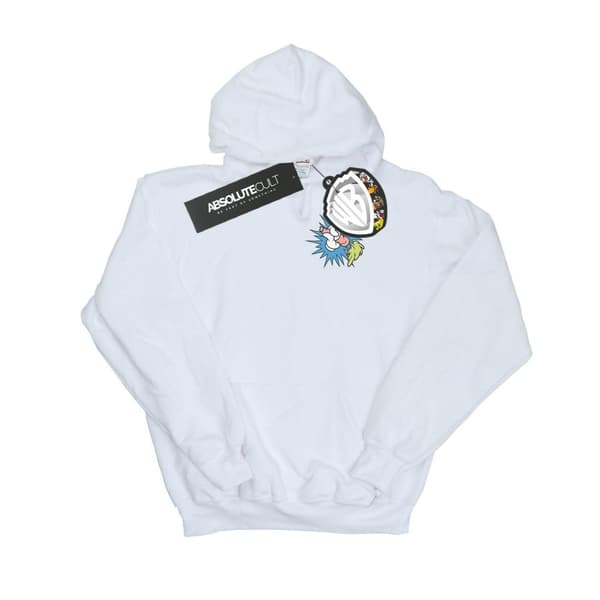 Looney Tunes Girls Bugs Bunny Carrot Breast Print Hoodie