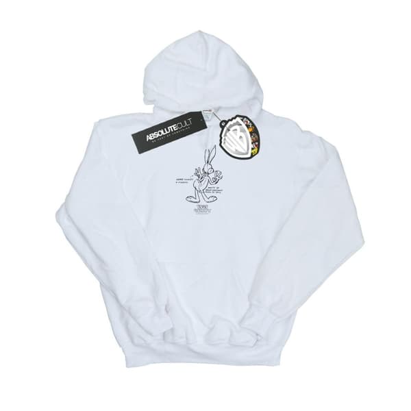 Looney Tunes Kvinnor/Damer Bugs Bunny White Belly Hoodie
