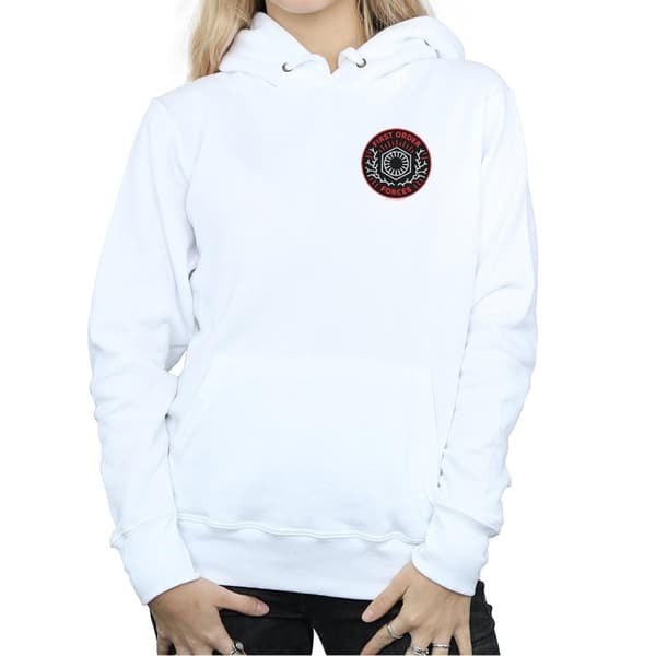 Star Wars: The Rise of Skywalker Womens/Ladies Star Wars The Rise Of Skywalker First Order Forces Breast Print Hoodie