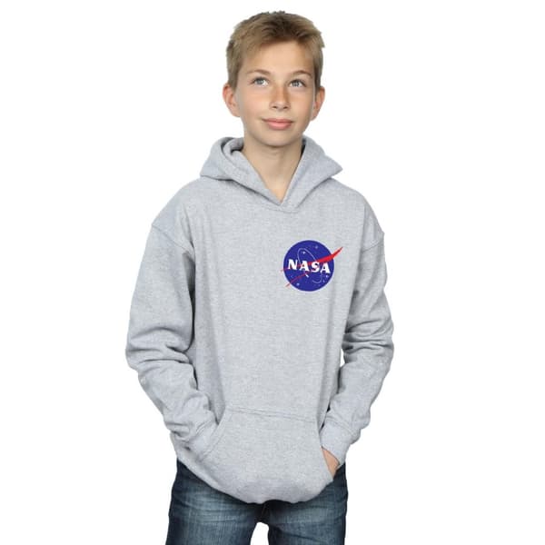 NASA Boys Classic Insignia Chest Logo Hoodie