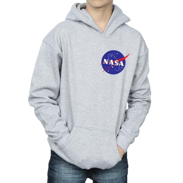 NASA Boys Classic Insignia Chest Logo Hoodie