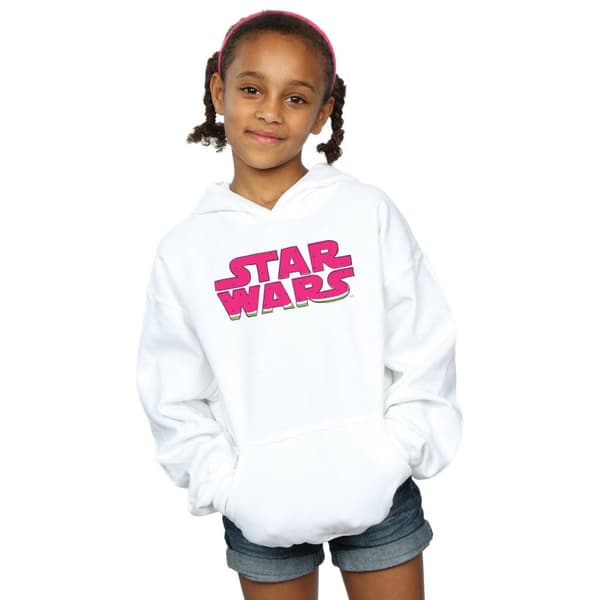 Star Wars Huvtröja med vattenmelonlogga för flickor