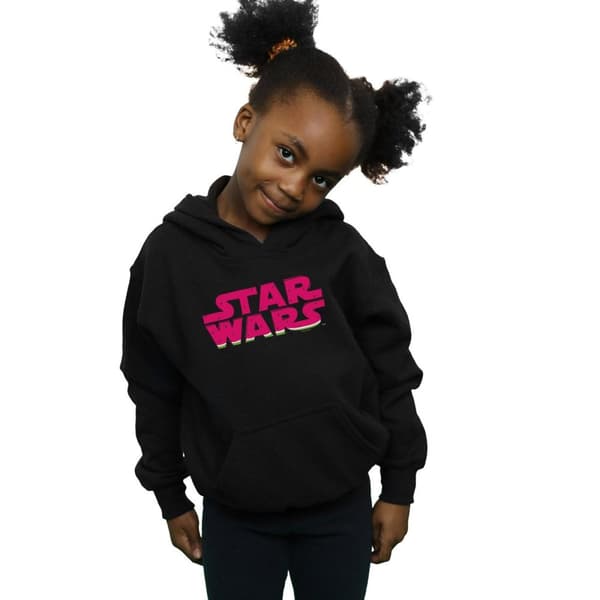 Star Wars Huvtröja med vattenmelonlogga för flickor