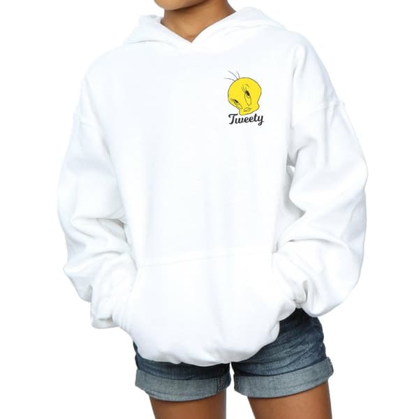 Looney Tunes Girls Tweety Pie Head Hoodie
