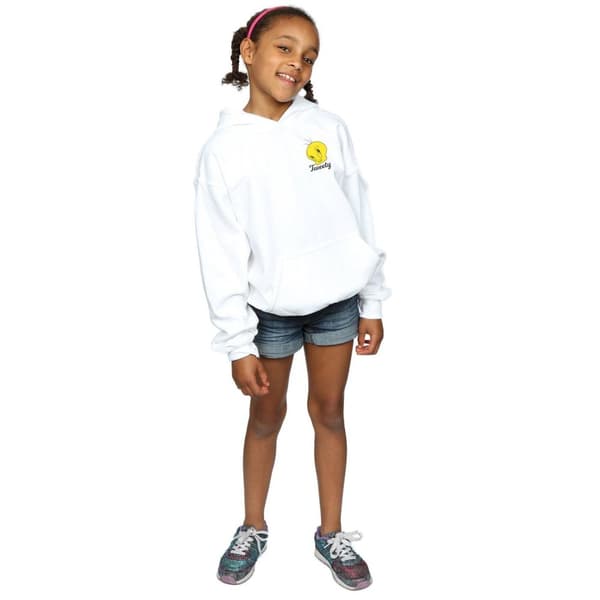 Looney Tunes Girls Tweety Pie Head Hoodie