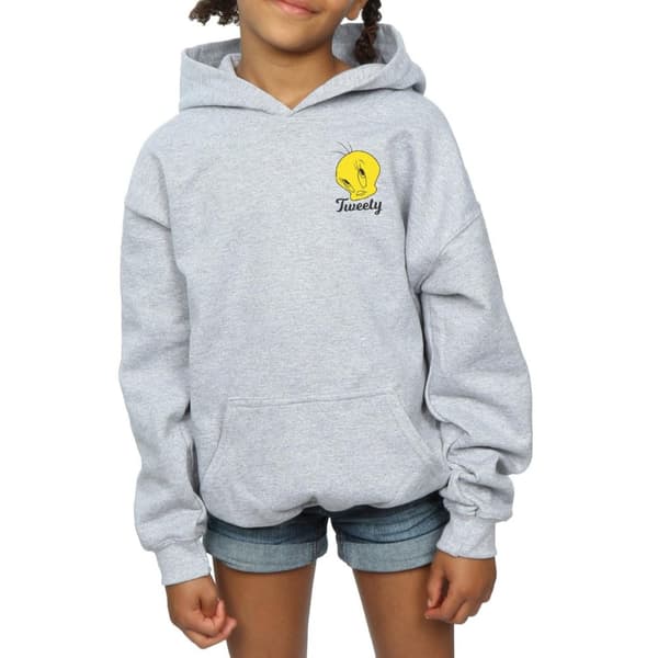 Looney Tunes Tweety Pie Head-hoodie för flickor