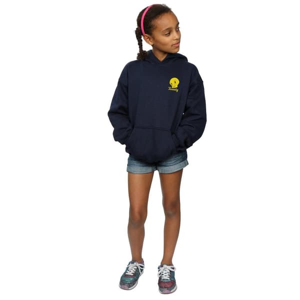 Looney Tunes Tweety Pie Head-hoodie för flickor